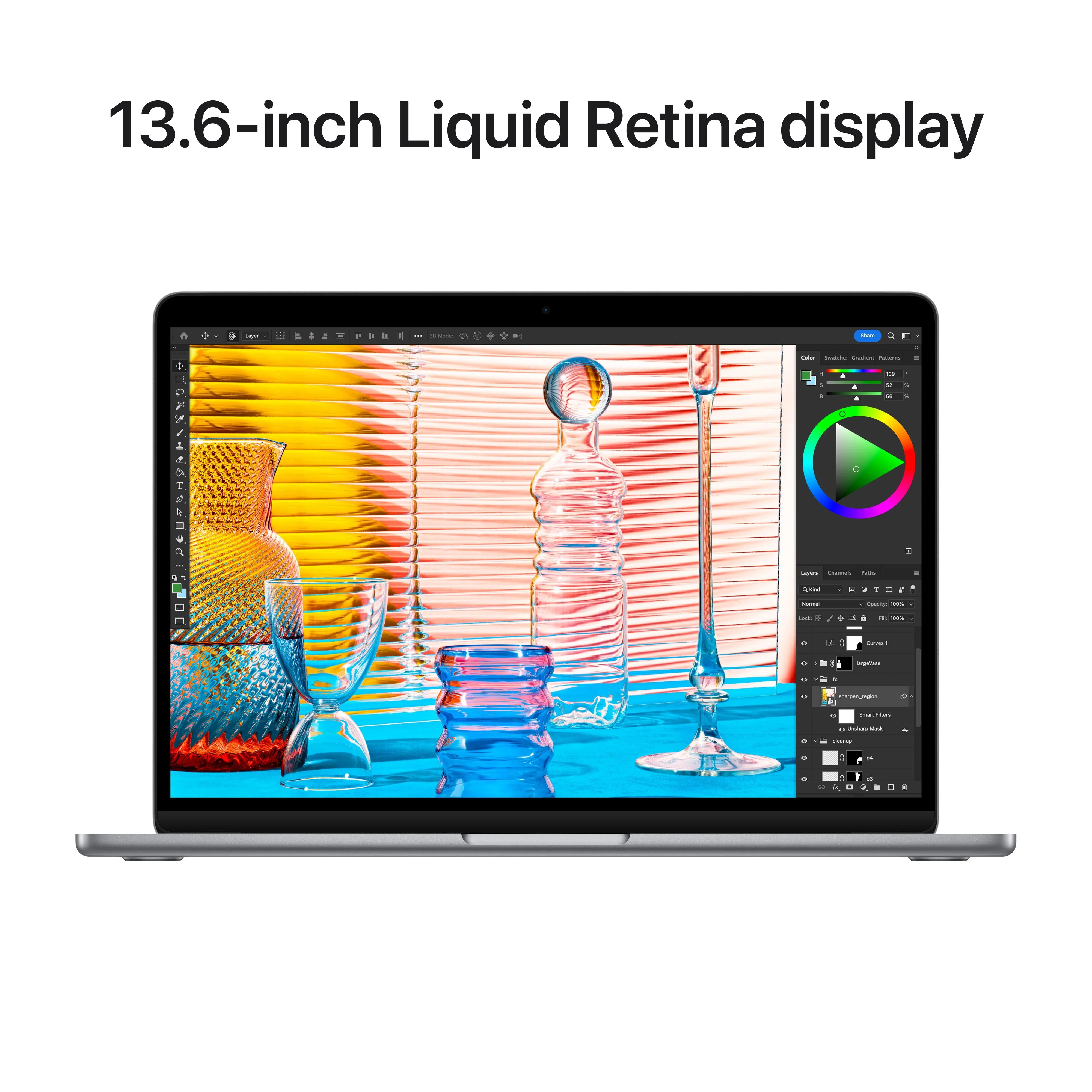 13-inch MacBook Air: Apple M2 chip with 8‑core CPU and 8‑core GPU, 256GB SSD - Space Grey - Image 5