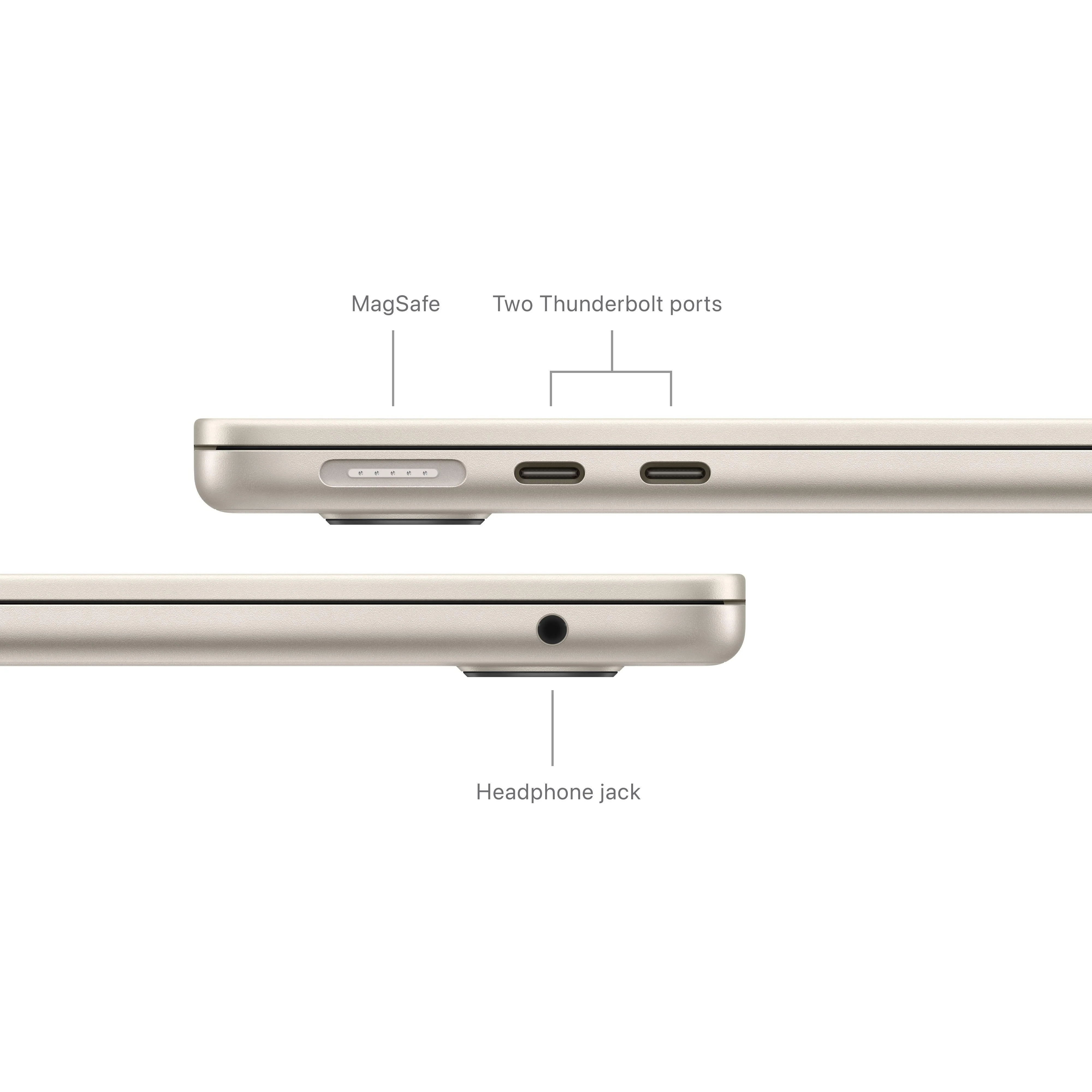 13-inch MacBook Air: Apple M3 chip with 8‑core CPU and 10‑core GPU, 512GB SSD - Starlight - Image 7