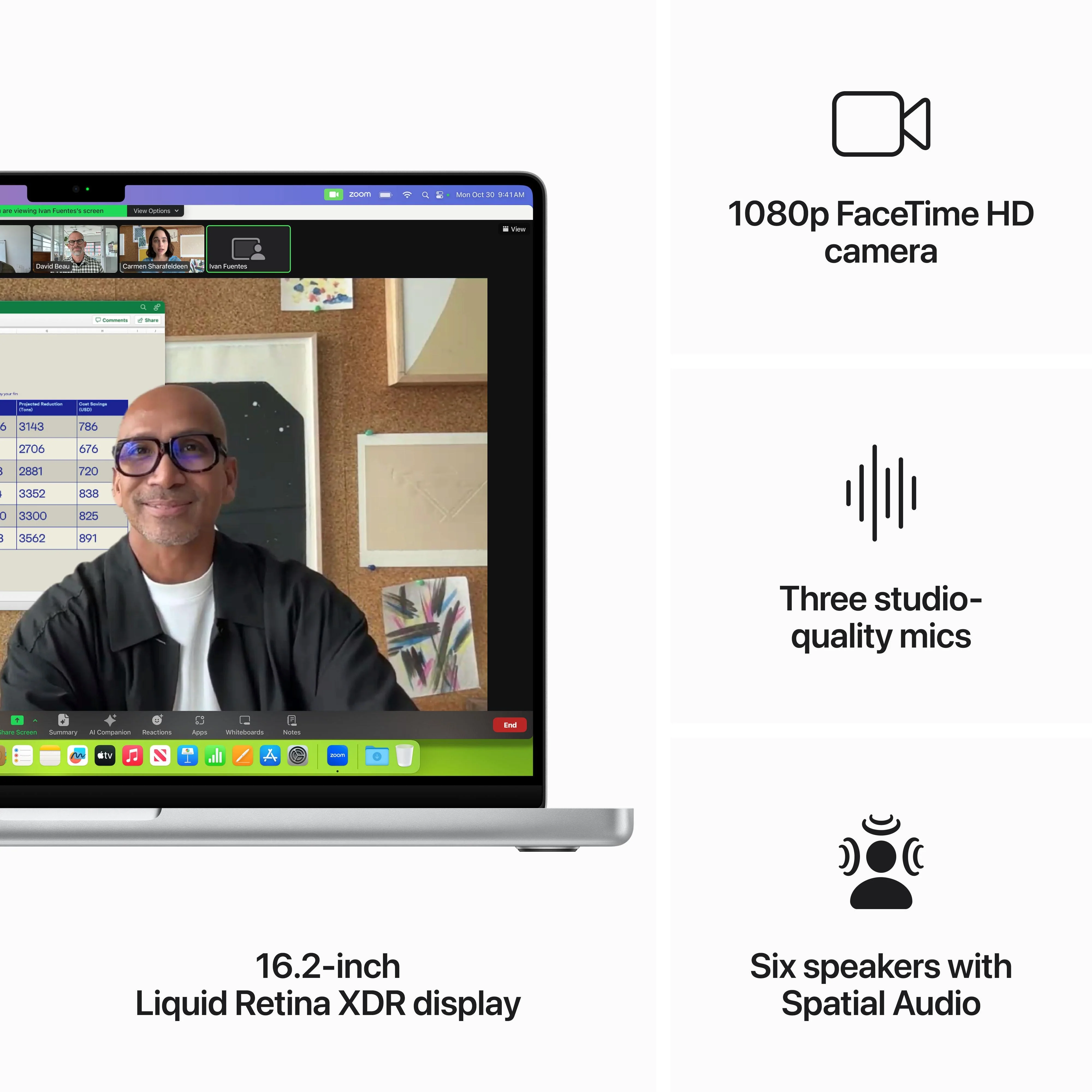16-inch MacBook Pro: Apple M3 Max chip with 14‑core CPU and 30‑core GPU, 1TB SSD - Silver - Image 5