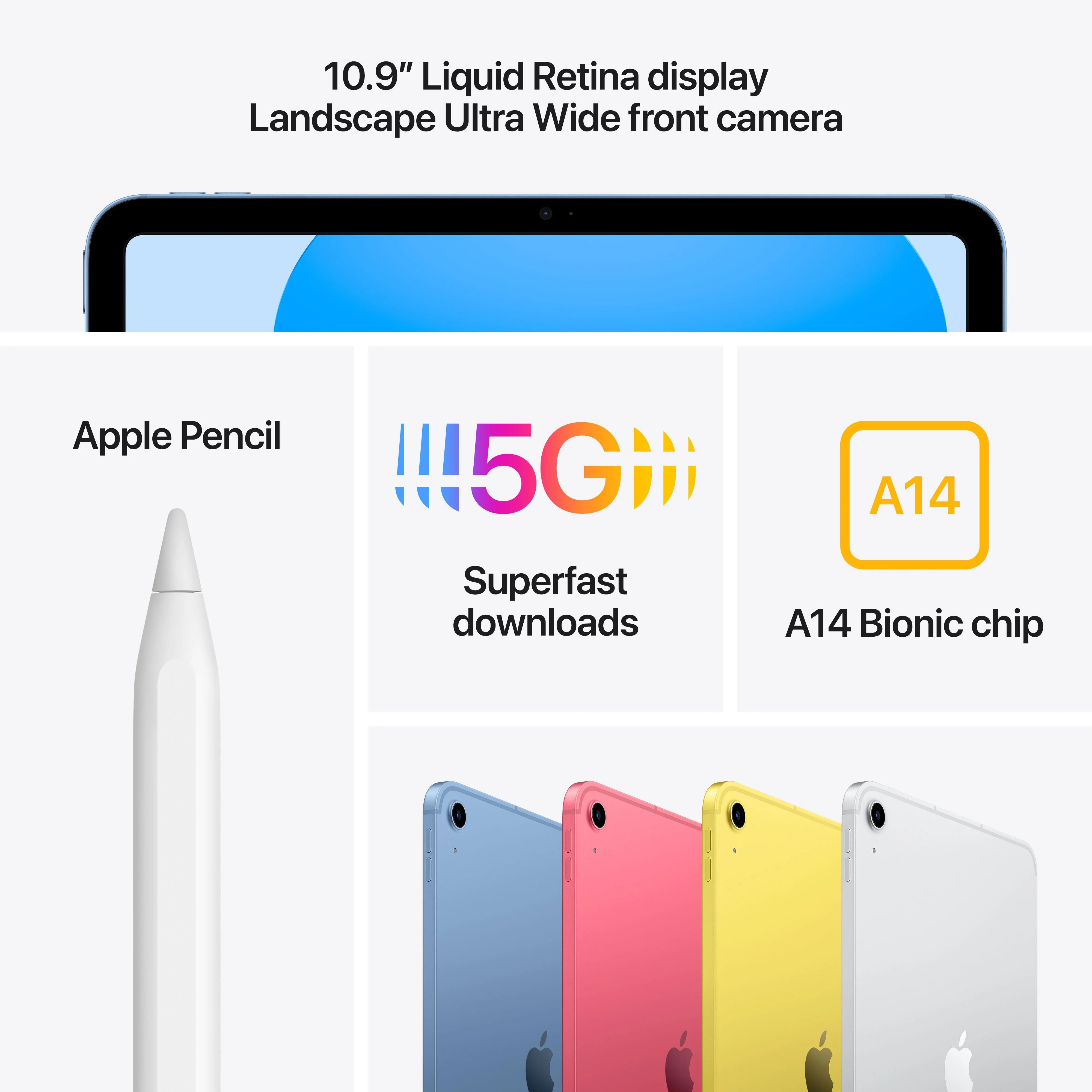 10.9-inch iPad Wi-Fi + Cellular 256GB - Silver (10th generation) - Image 6