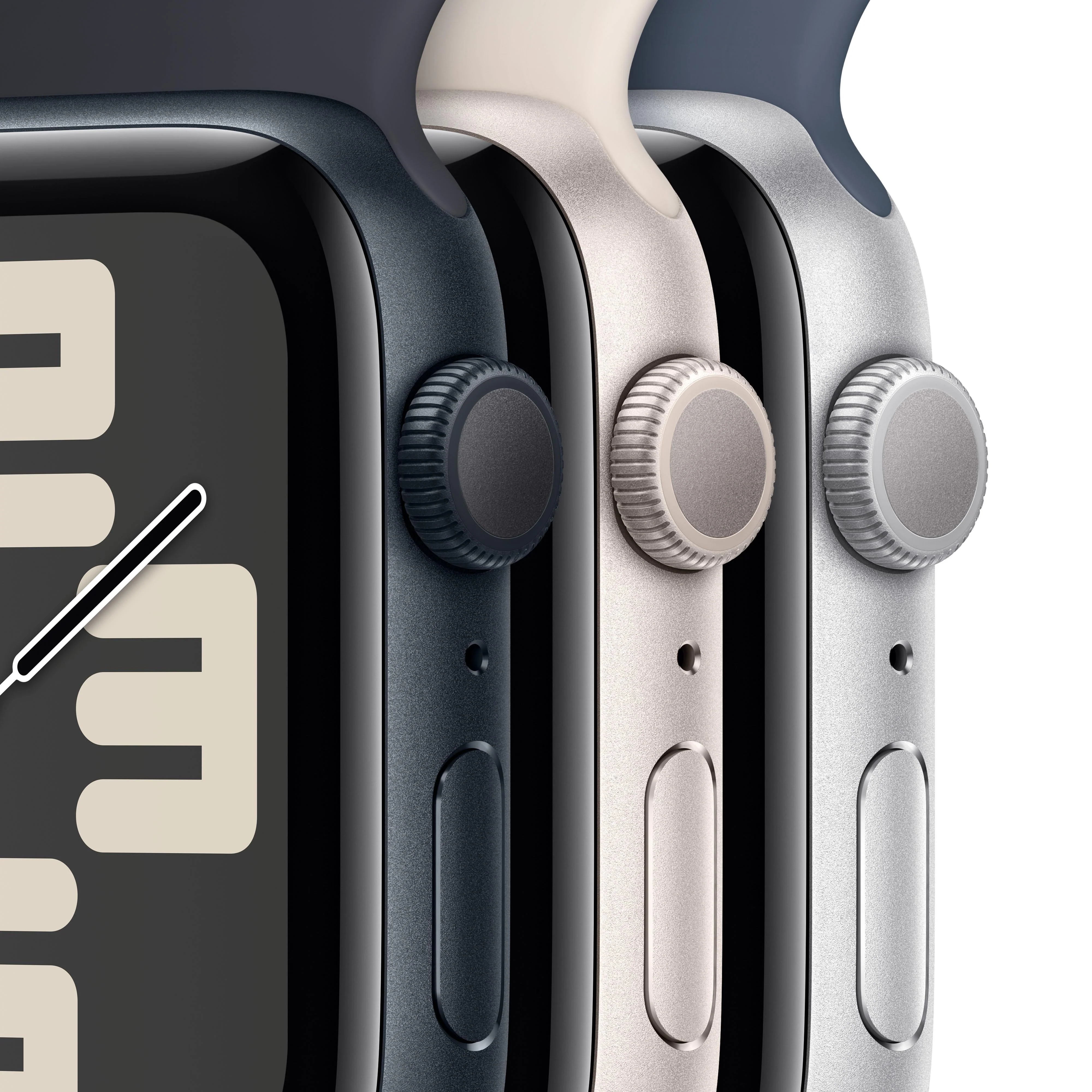Apple Watch SE GPS 44mm Midnight Aluminium Case with Midnight Sport Band - M/L - Image 3