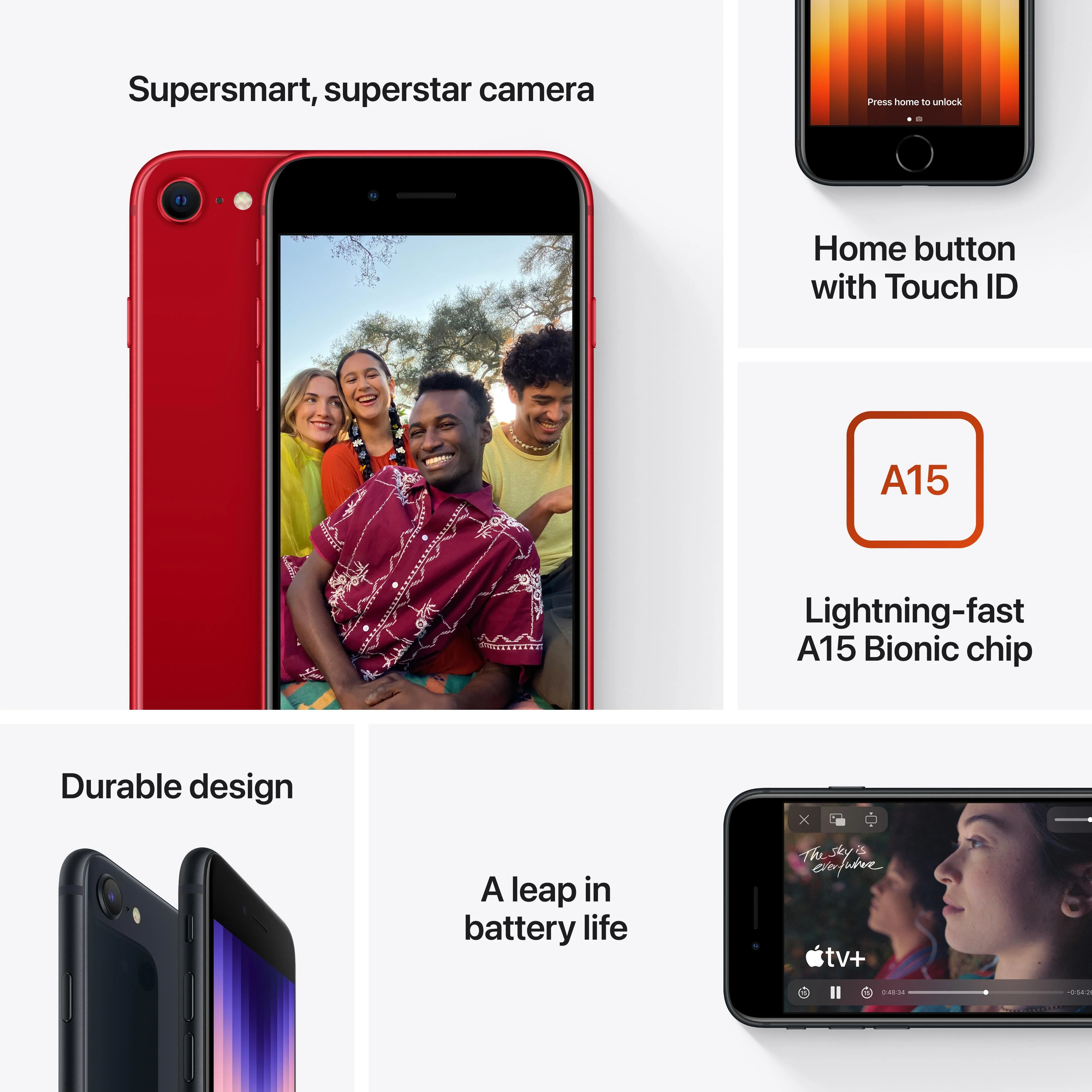 iPhone SE (3rd generation) 256GB Midnight - Image 8